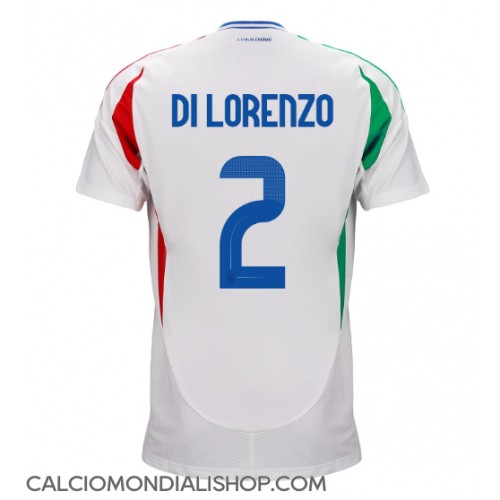 Maglie da calcio Italia Giovanni Di Lorenzo #2 Seconda Maglia Europei 2024 Manica Corta